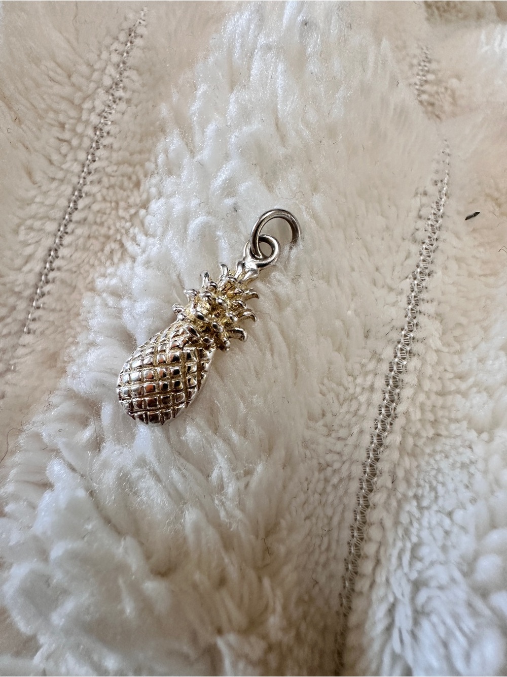Pineapple Charm Pendant - 925 Silver